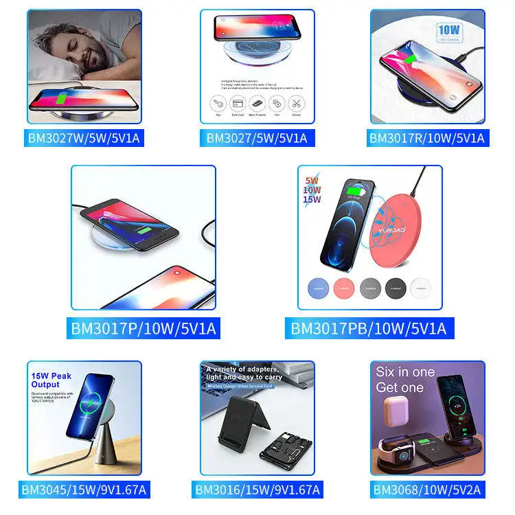 5 in 1 Wireless Charger Magnetic Foldable Charging Station Travel Charger For iphone charger power Adapter
