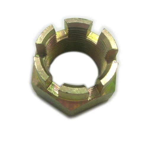 Шлицевые гайки, Шестигранная головка, горячая Распродажа, углеродистая сталь, оцинкованные шестигранные шлицевые гайки