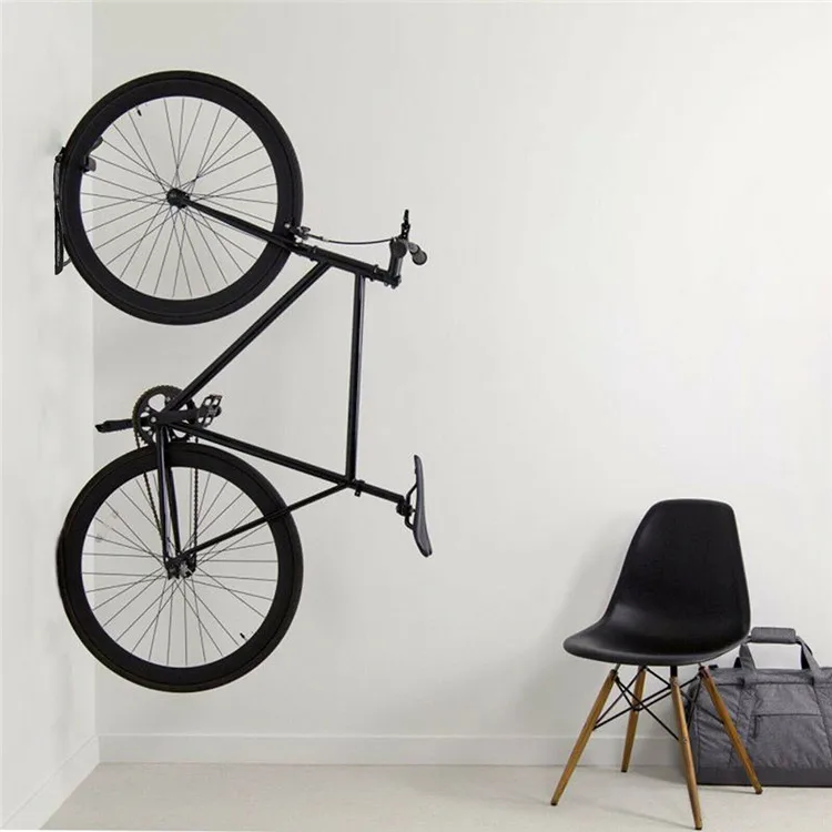 
Wall Mount Holder Mountain Bike Storage Accessories Stands Steel Hanger Bicycle Hook Rack 