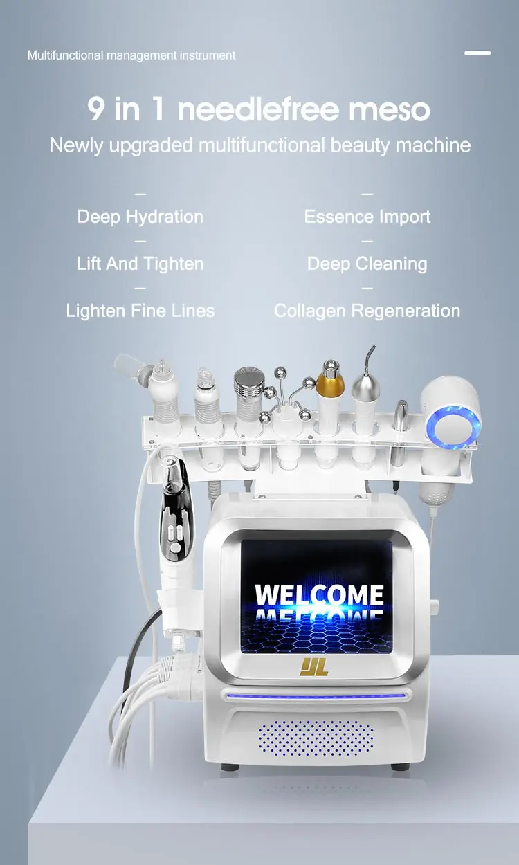 6 in 1Oxygen Water  Hydro Beauty Machine 10 In 1 Hydro Dermabrasion Diamond Micro Dermabrasion For Sale