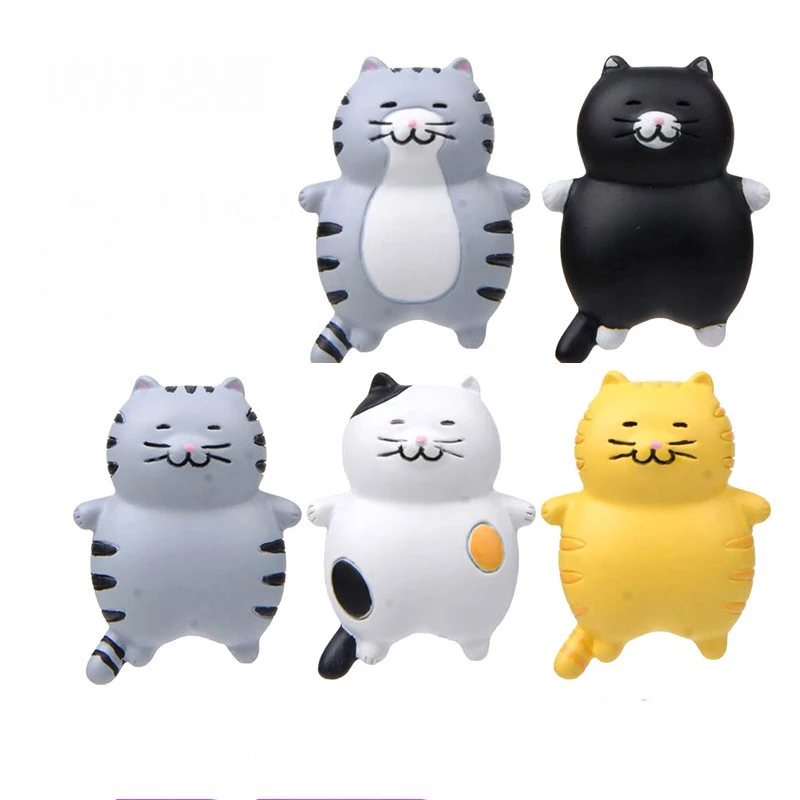 Message Stickers Early Home Decore for kids toy Sleeping Cartoon Cute Cat Refrigerator Creative Strong Magnet