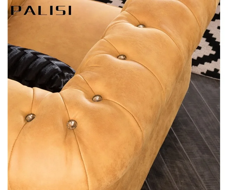 Luxury Arabia Villa Sofa Furniture Set Deluxe Living Room Tufted 321 Sofa Set New Model Indian Design Couch Set