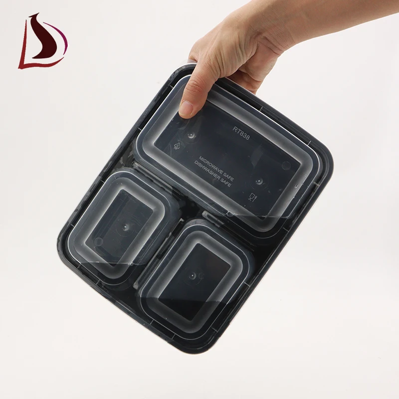 DJ оптовая продажа от производителя одноразовые микроволновые безопасные конкурентоспособная цена контейнер для хранения пластиковая коробка