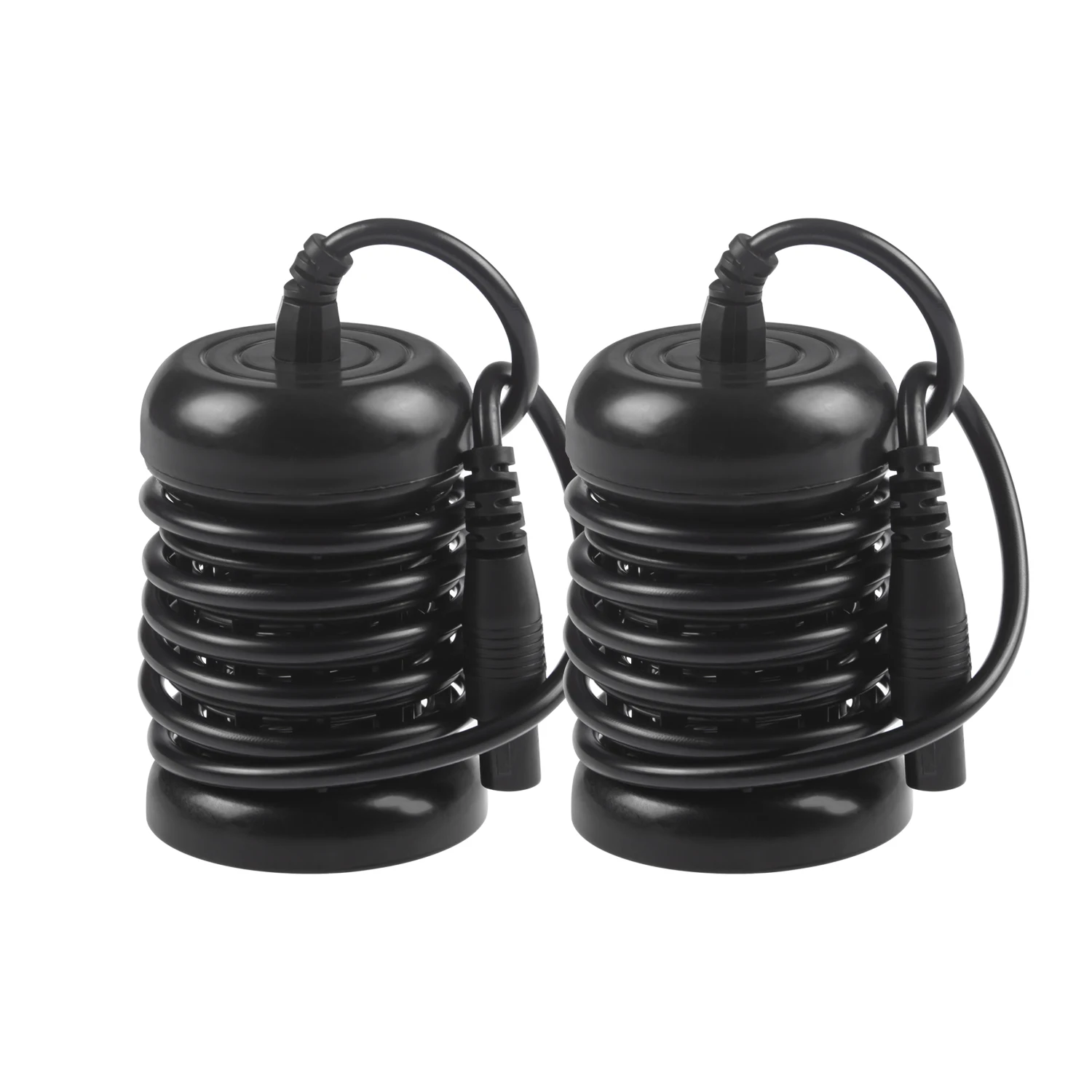 Two Pins Detox Foot Bath Spa Machine Array Rehabilitation Therapy Supplies Bathroom Safety Equipments Black 10 Laps HK-800E 0.25