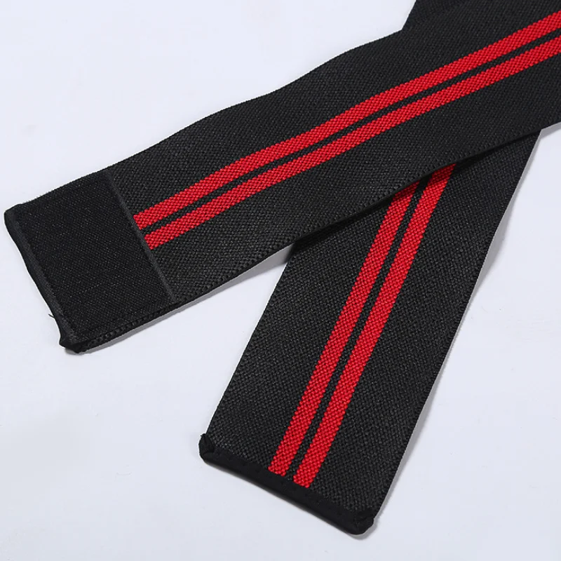 Professional Wrist Elbow Knee Wraps Elastic Straps Brace Support Protector for Weightlifting Workout Bodybuilding Gym