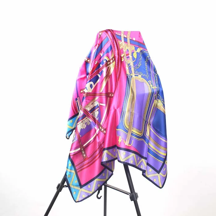 12 14 16MM Designer Customized Square Luxury Wholesale Silk Scarves Custom Printing Mulberry Silk