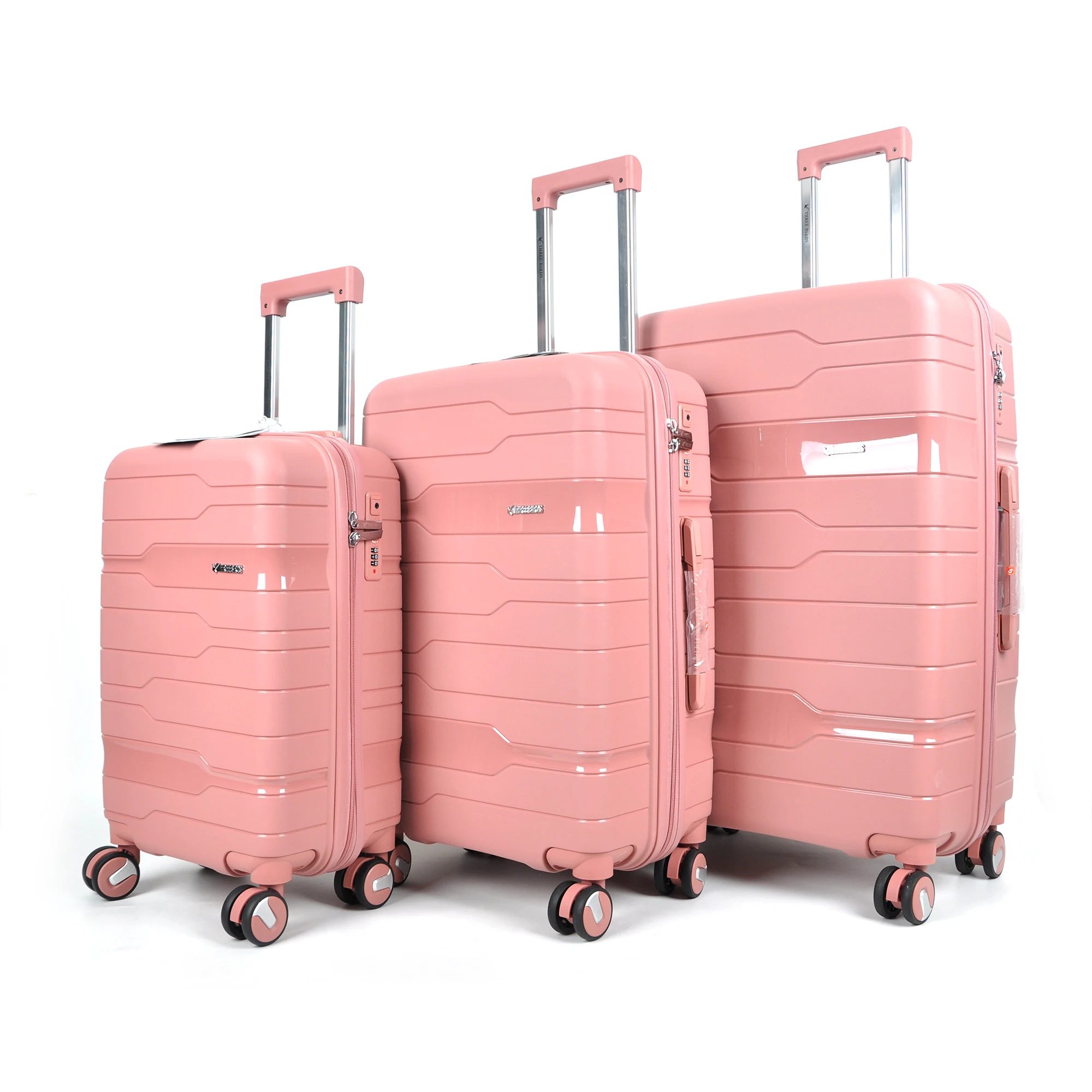 hard shell brand sets high quality carry-on travel wholesale luxury custom large luggage sets of 3
