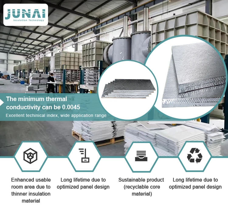 5-50mm Heat Shield Fumed Silica Vacuum Insulated Board Vacuum Insulation Panel Vip For Medical Cooler Boxes