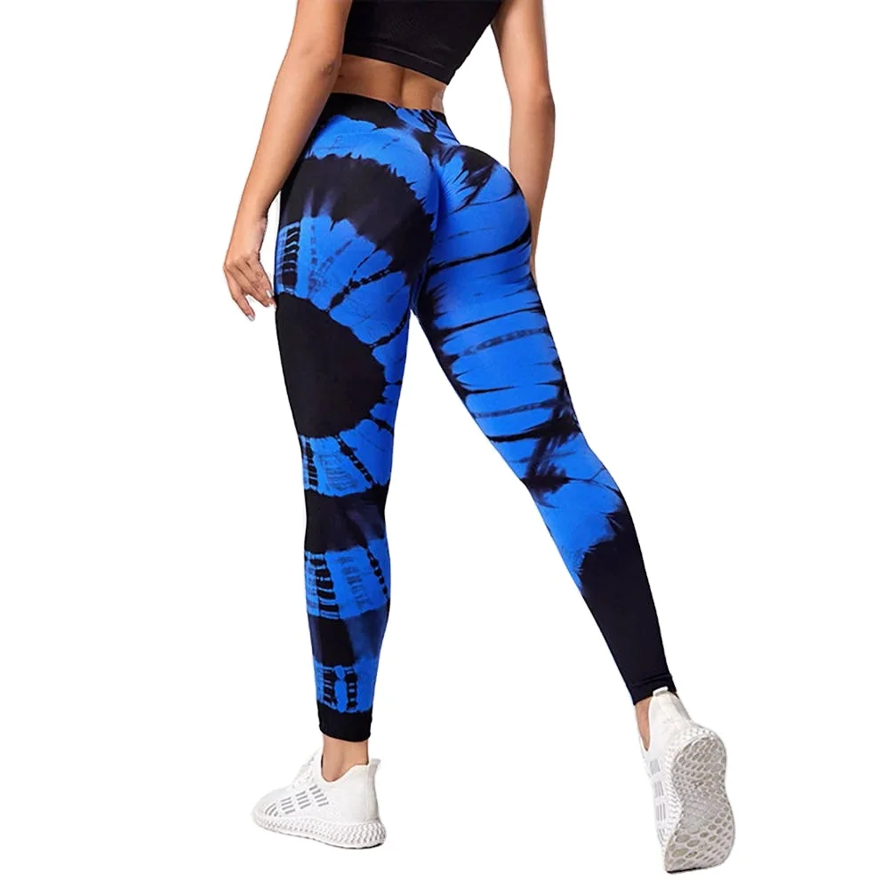 Custom Logo Yoga Leggings Workout Tights Seamless Fitness Scrunch Butt Leggings For Women