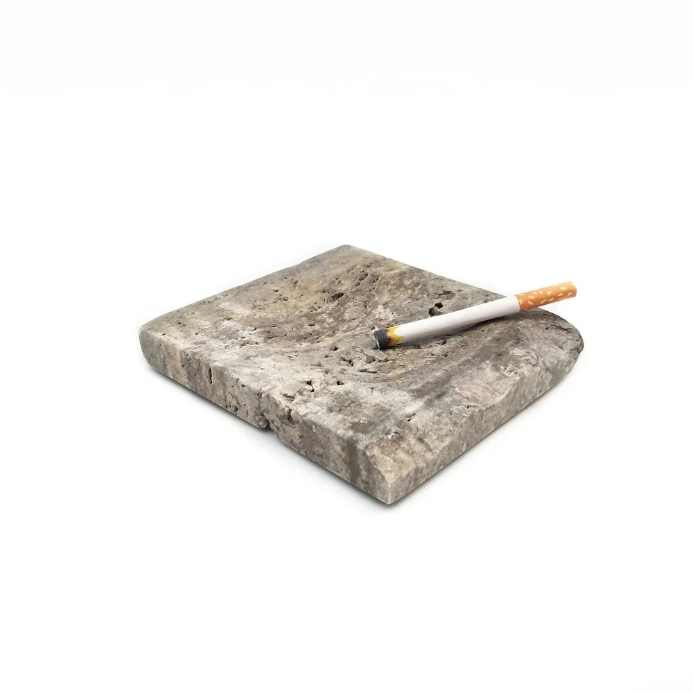 Nanwei Stone Wholesale Unique Luxury Vintage Marble Cigar Ashtray