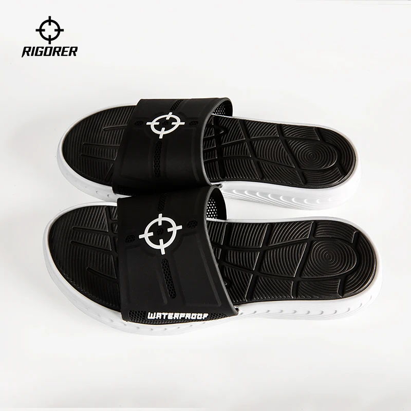 Rigorer Brand Custom Slippers High Tech Non Slip Elastic For Men Light Weight