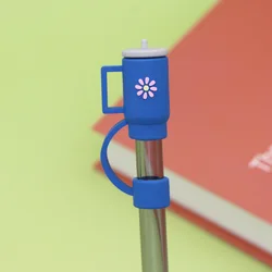 Silicone Straw Topper Compatible with 30 & 40 Oz Stanley Accessories Straw Tip Cover Cap for Stanley Cup