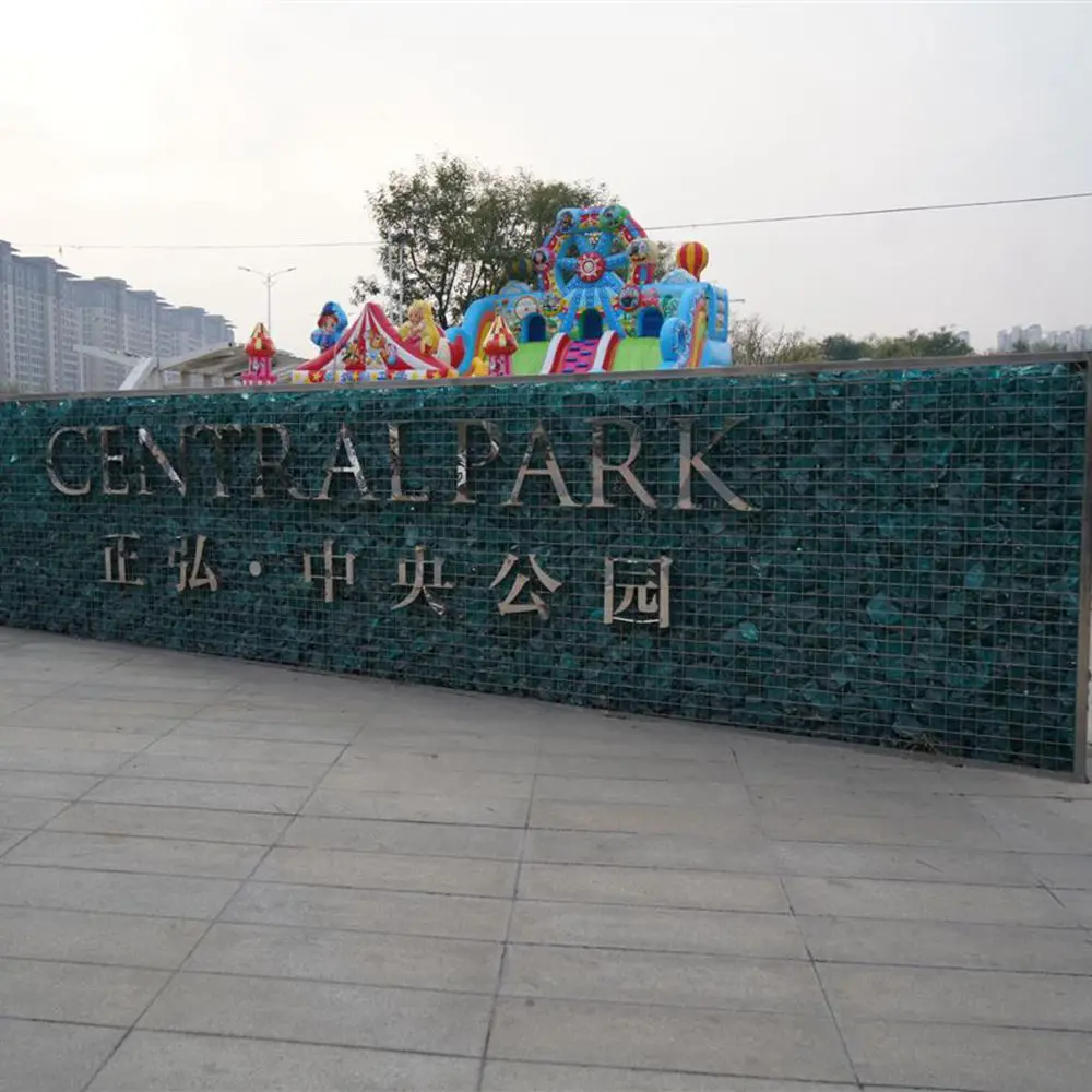 wholesale colored slag glass rocks glass stones