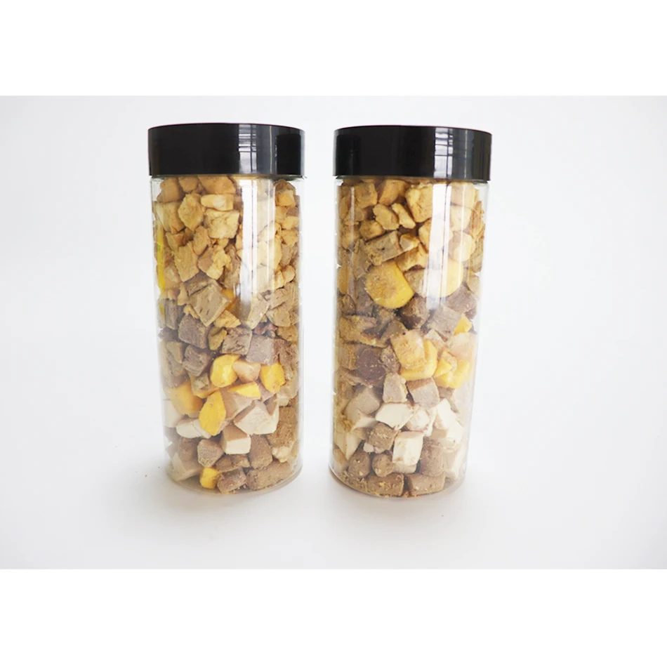 OEM Cat Treats Wholesalers High Quality Natural Diced Chicken Fish Duck Meat High Protein Freeze Dried Snack Dog Pet Food