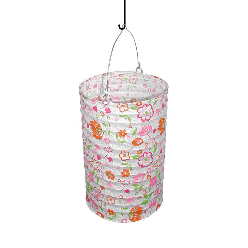 25 Years Factor Customized Cylinder Decorative Hanging Small Pail Paper Lantern