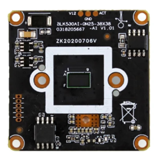 H.265 2mp Low illumination resolution AI IP Camera Module wifi