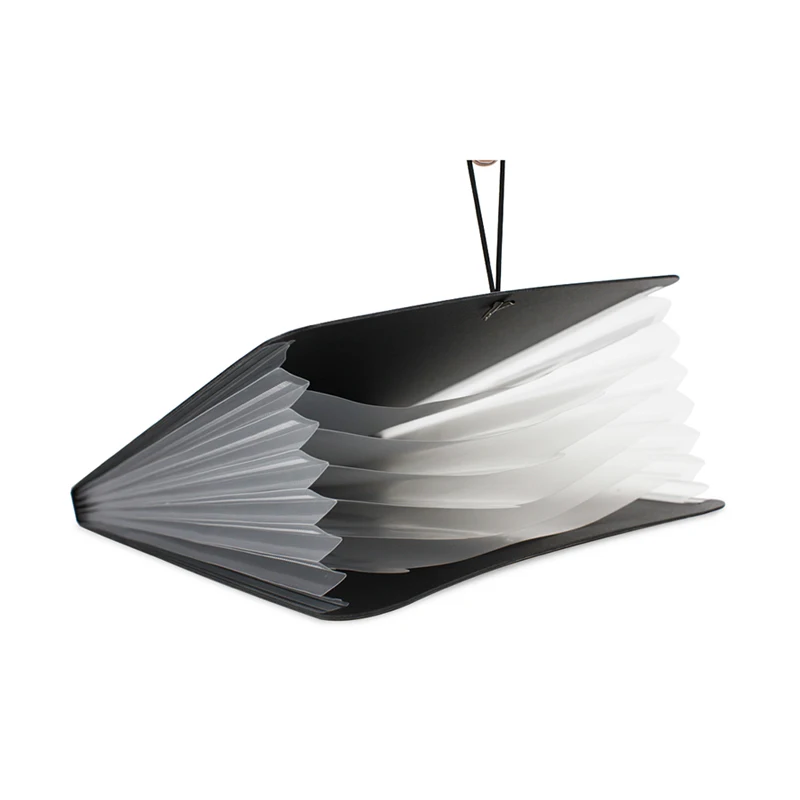 A4 Vertical Expansion Accordion Folder 6 Pocket File Organizer Wallet Briefcase