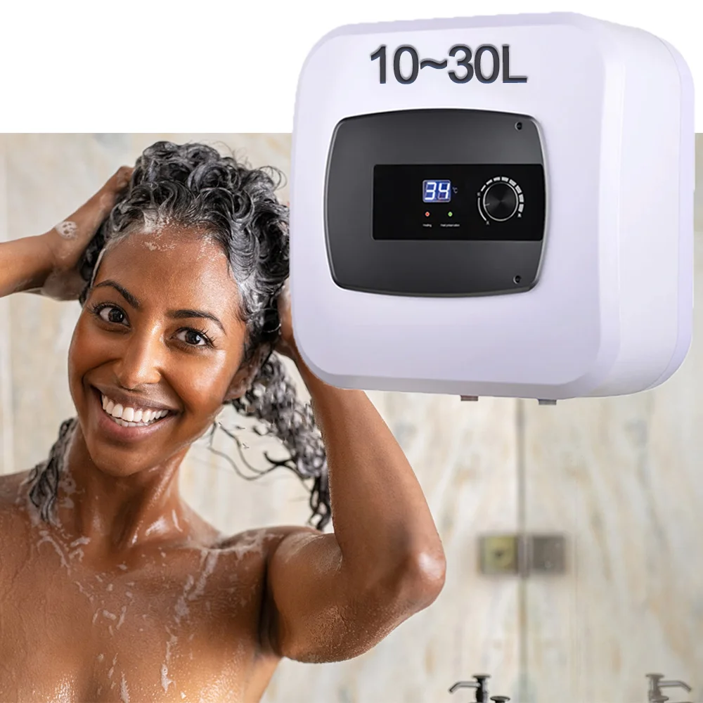 10L Geiser de agua electric de cozinha quadrado low price bathroom electric shower kitchen electric hot mini tank water heater
