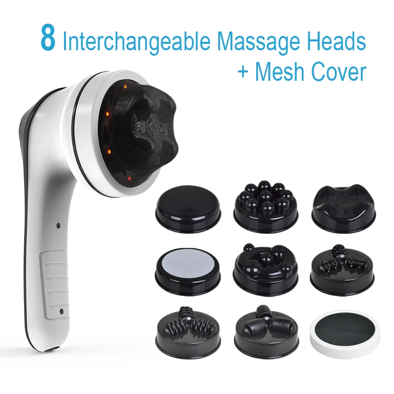 PL-665DC Handheld Electric Relax Massage Tool with 5 Modes & 6 Vibration Speeds