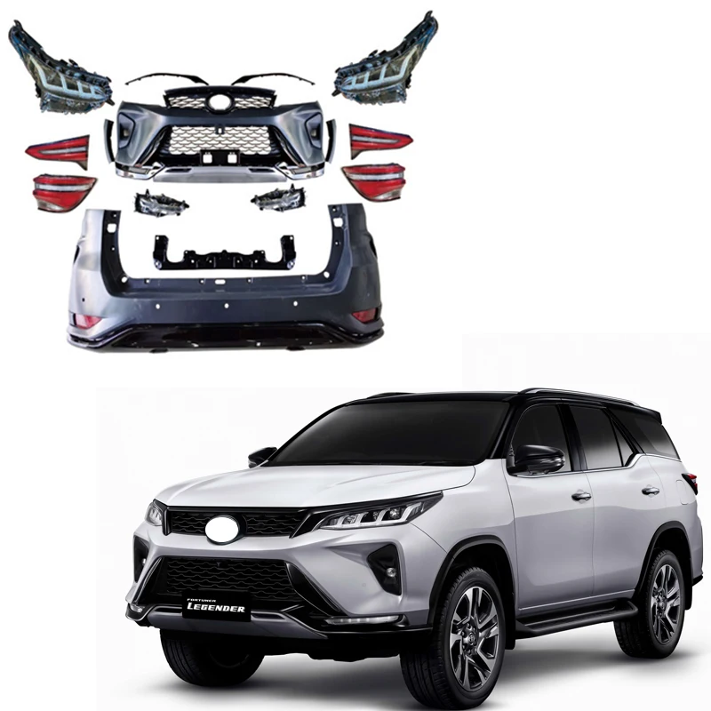 Комплект деталей кузова автомобиля KLT комплекты кузовов для Toyota Fortuner 2015-2020 обновление до legender