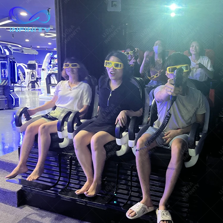 Infinity 4D 5D 6D 7D Hologram Projector 6 Seats Mobile Cinema Truck 5D 7D Games Cinema Truck Mobile For Mobile Amusement Park