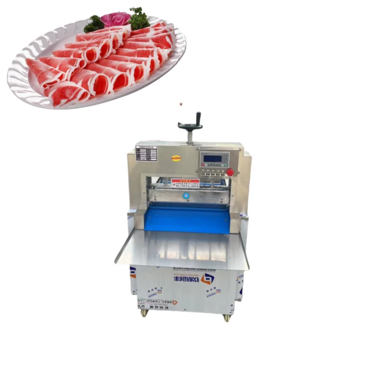Hot Pot/Steam Boat Lamb/Sheep Meat Mutton Roll Slicing Machine Meat Slicer for Sale