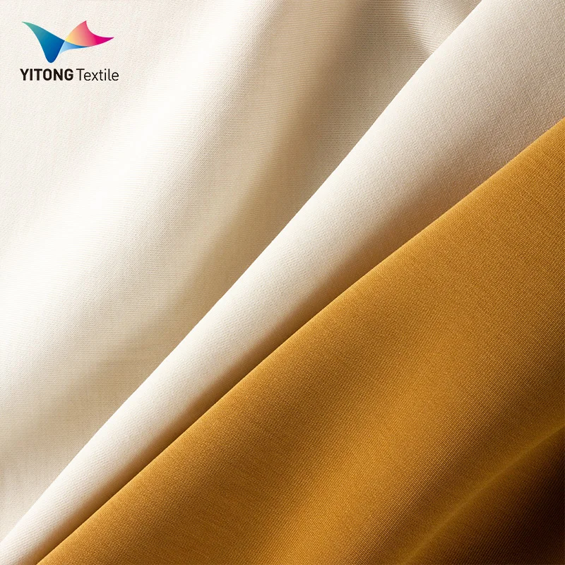 Wholesale 330 gsm Modal Polyester Fabric Knitted Fabric 52% Polyester 38% Modal 10% Spandex Fabric for Hoodie