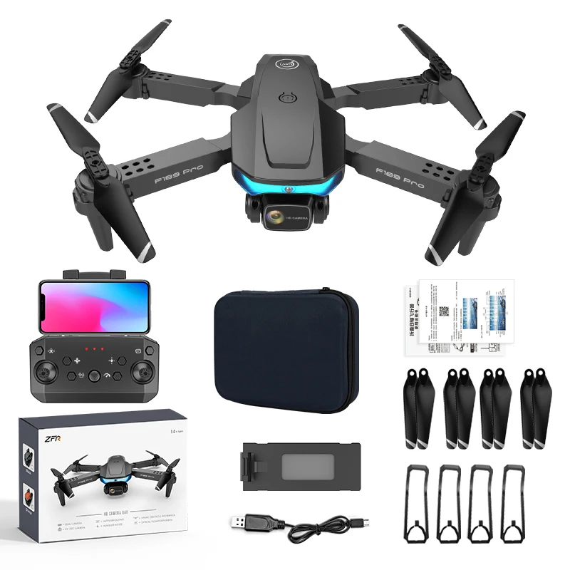 2022 New drone f189 pro v l900 sg108 rc drones 4k hd dual camera wifi avoid obstacle foldable quadcopter kid toys mini f189 dron