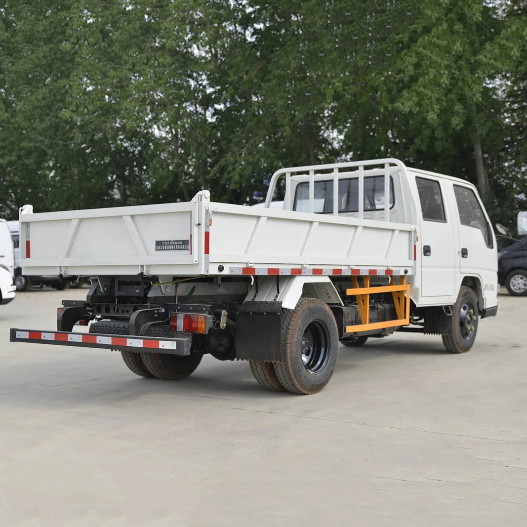 JMC SHUNDA 4*2 double row 122 Horsepower 3-Meters Mini Dump Truck With Low Price