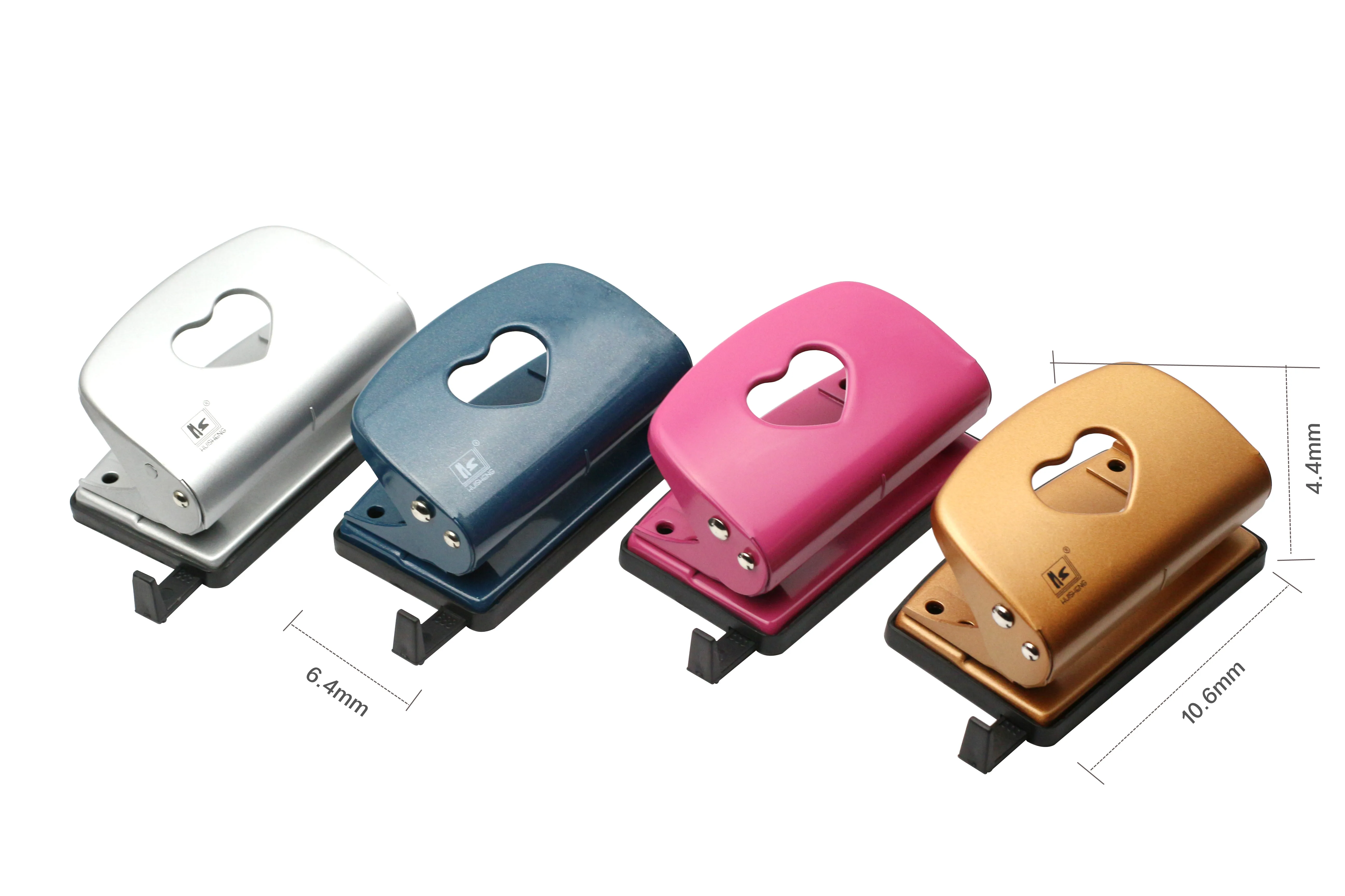 Custom Plastic 2 Hole Craft Paper Punch Machine Office Round Hole Manual Punch Punch