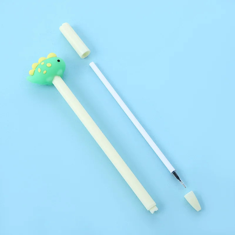 Hot Sale Cute Kawaii Plastic Dinosaur Pen With Custom Logo