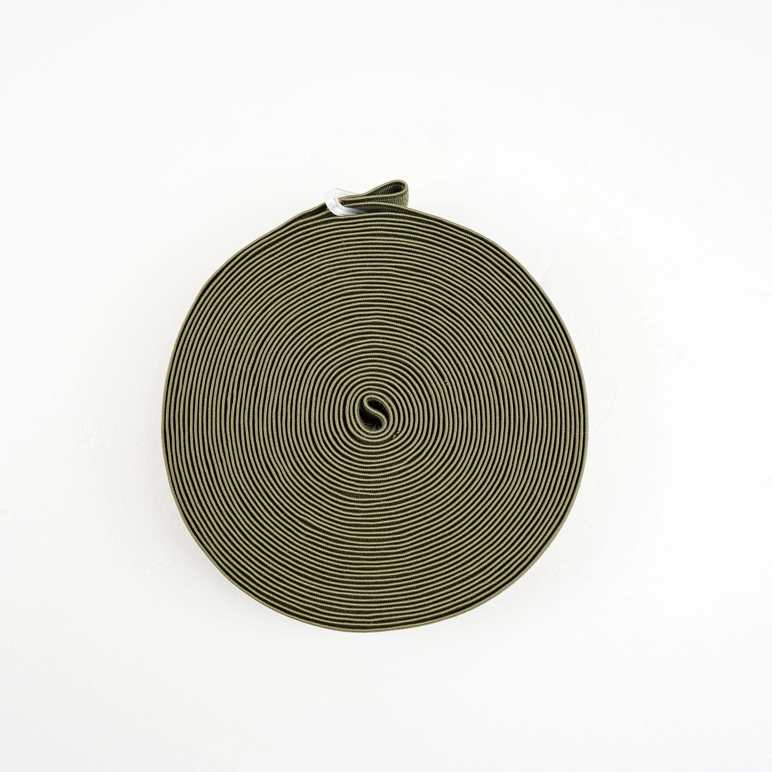 high quality customized elastic band polyester  green polyester elastic webbing belt