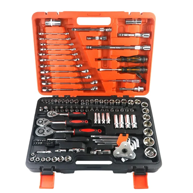 Low Price 121pcs Wrench Socket Set Hand Tool Kit For Car Repair