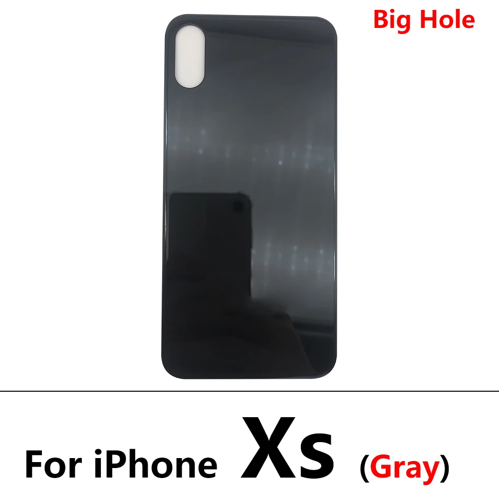 Сменный Чехол для аккумулятора с большим отверстием задняя крышка IPhone 8 Plus X Xs max Задняя стеклянная