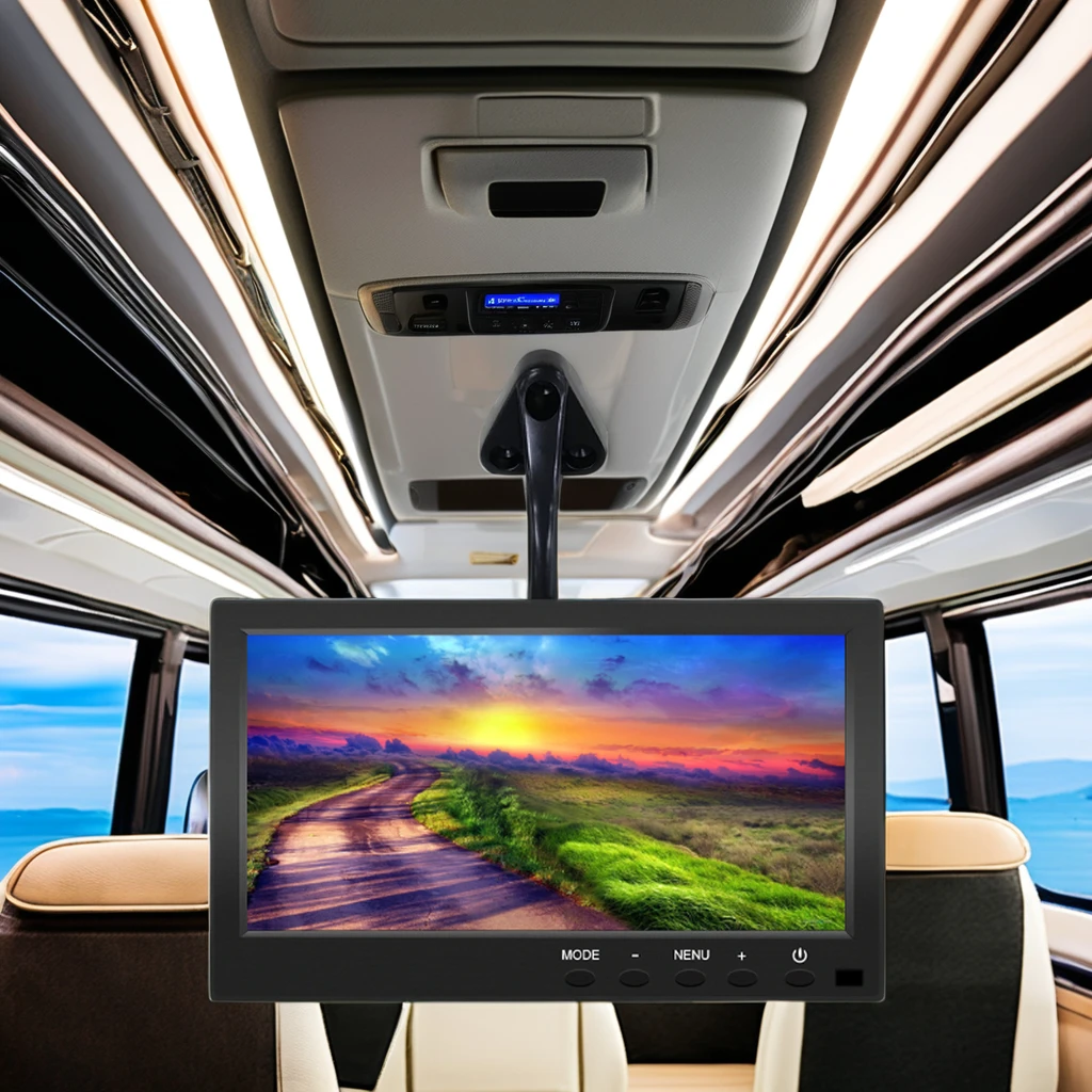 4CH 8CH Factory Price GPS WIFI 4G Option AI Function Wireless LCD Car Dashboard Monitor with Camera DVR Monitor