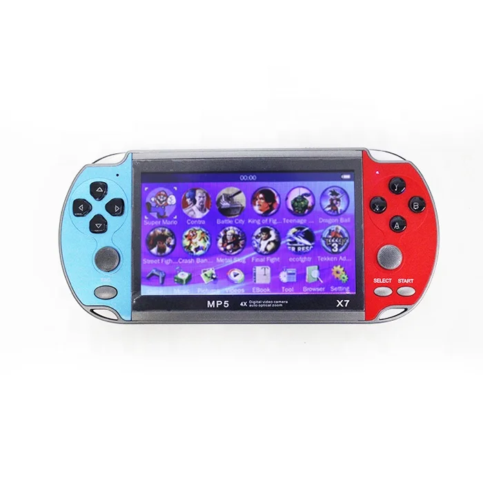 CT821A 4.3 Inch  handheld game console kids free download games mp5 player