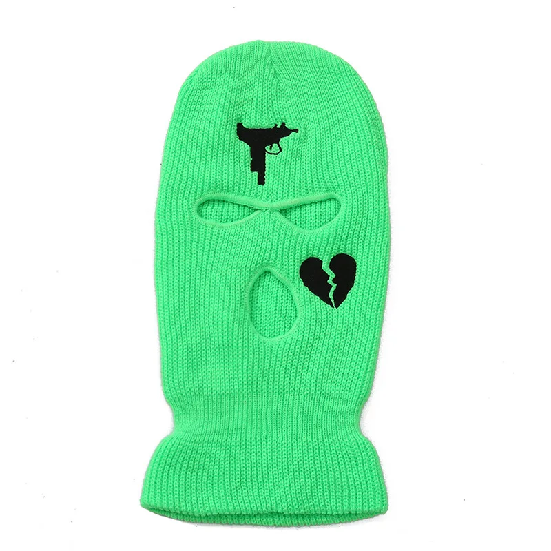 Ski Mask Full Face Cover Sports Ski Run Cycling Beanie Cap Beanie Hat 3 Holes Hat Custom Logo Winter Hat