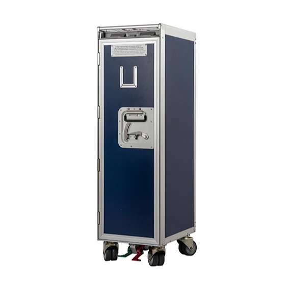 Durable Aluminum Alloy Meal Cart Catering Food Trolley Atlas Airline Cart