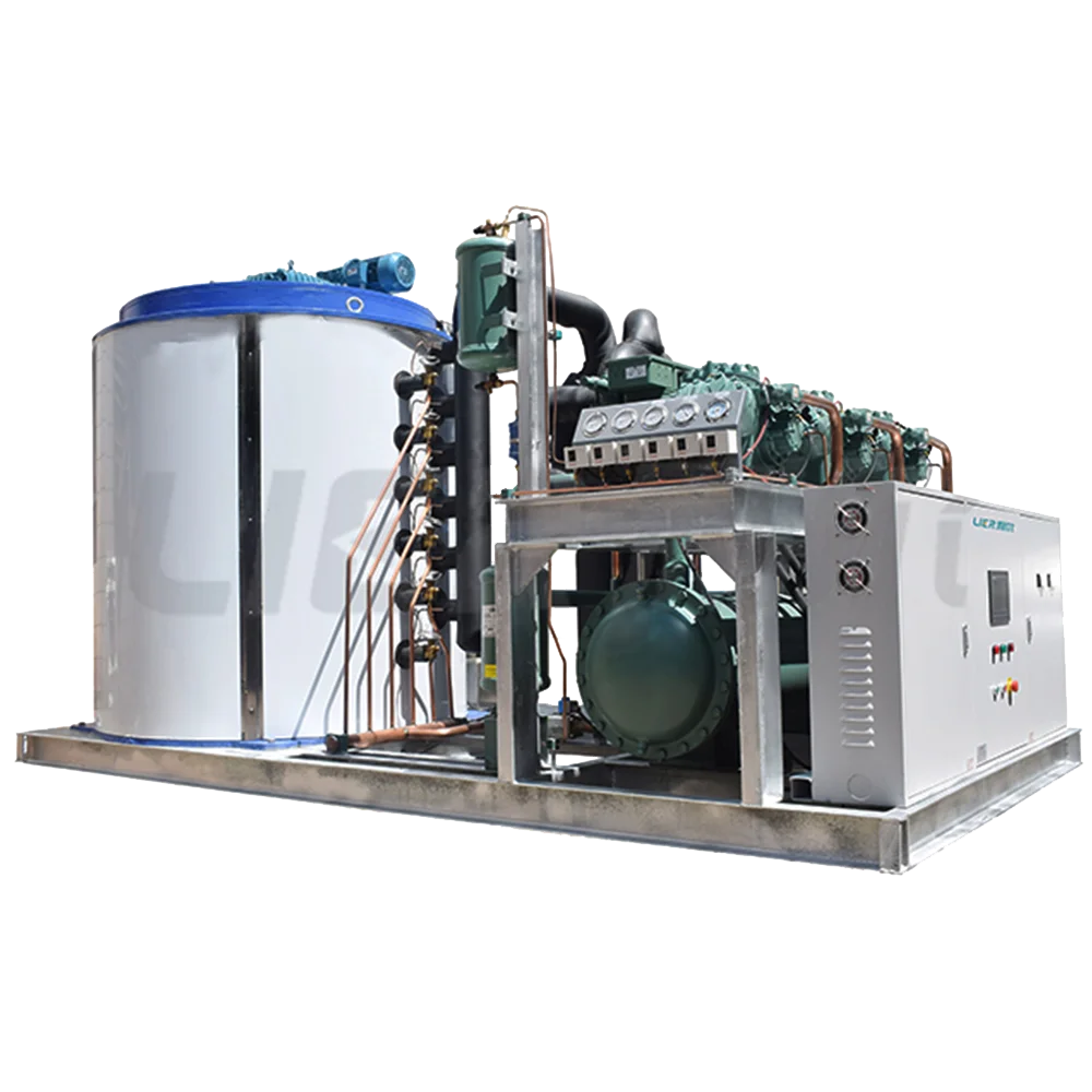 Industrial Flake Ice Machine 10 15 20 30 40 Ton Flake Ice Making Machine China Manufacturer Supply Low Price  Ice Maker For Sale