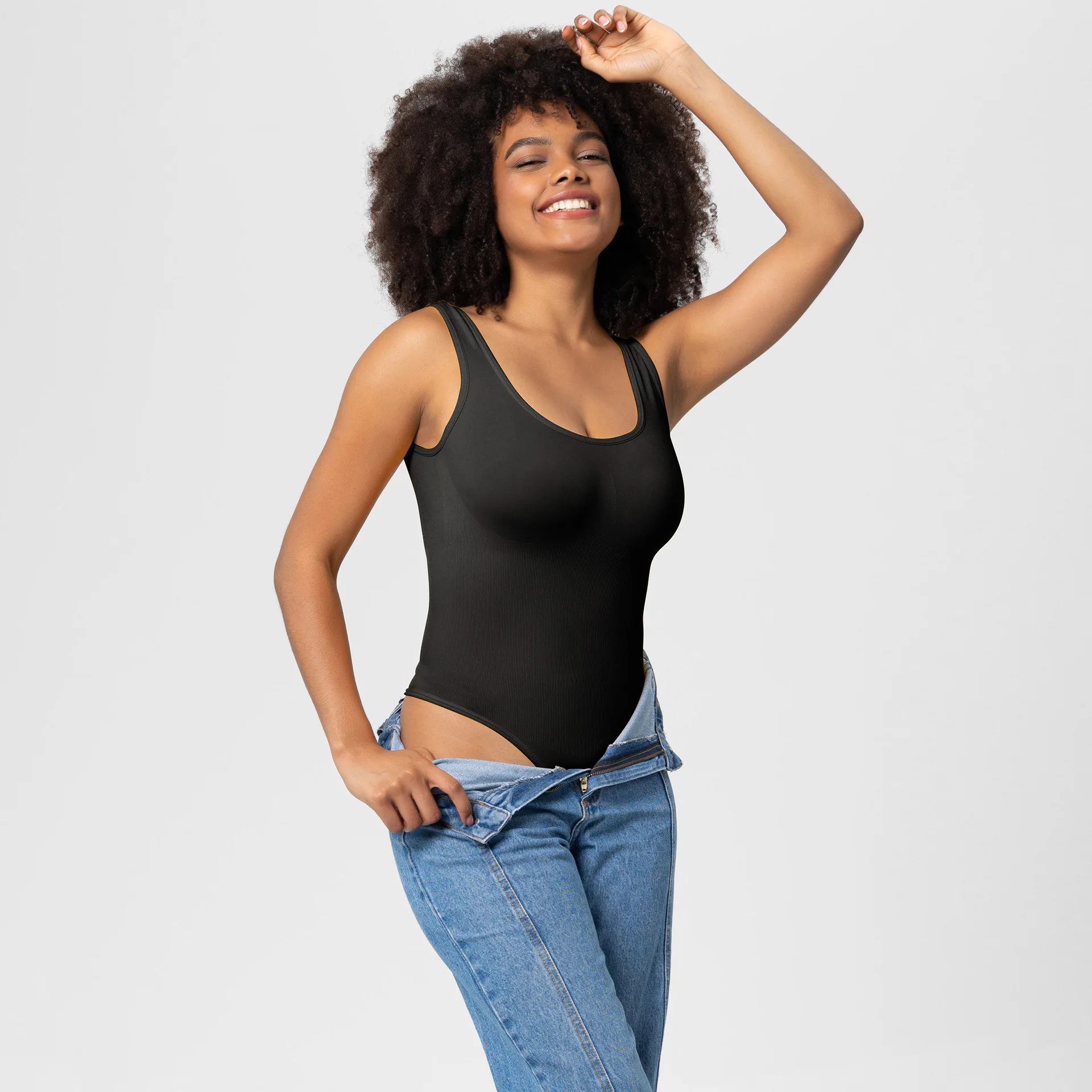 Women Shapers Underwear Backless Bodysuit Shapewear Butt Lift Plus Tummy Control Shaping Bodysuit Seamless Shape Wear