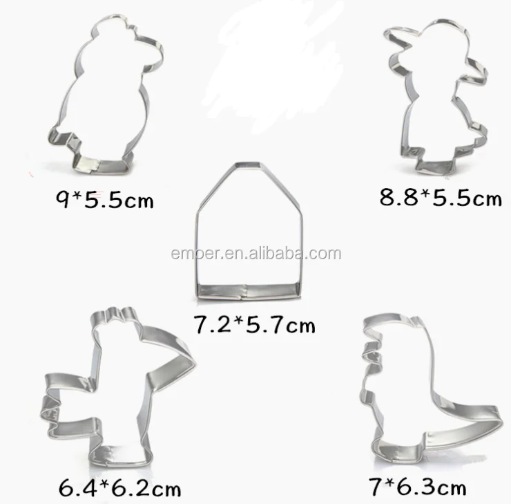 
New Dinosaur Cookie Cutter Set-5 Piece 
