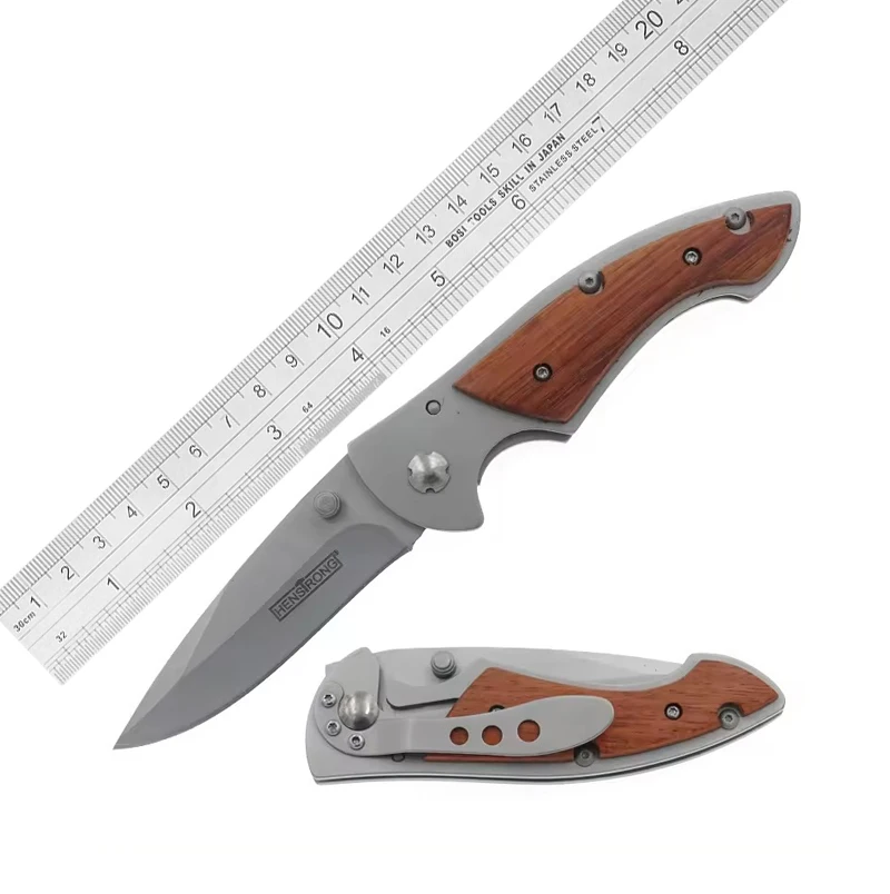 SharpestJungle Fixed Blade Pocket Knife Stainless Steel Survival EDC Camping Tactical Knife with OEM Support