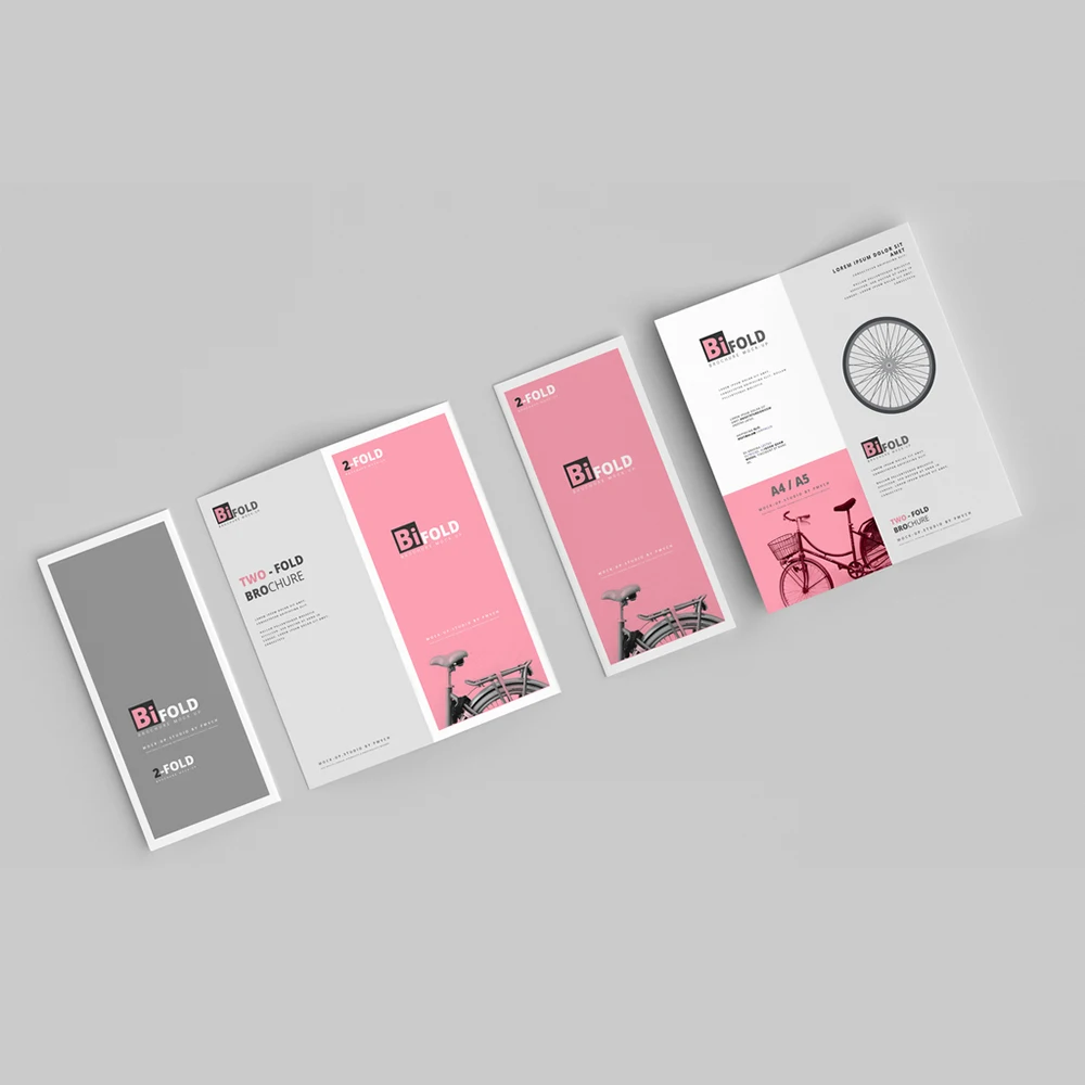 Custom Premium Coated Paper Logo Printing Folding Flyer Catalogue Pamphlet Brochure Booklet Instruction Manual Leaflet Printing