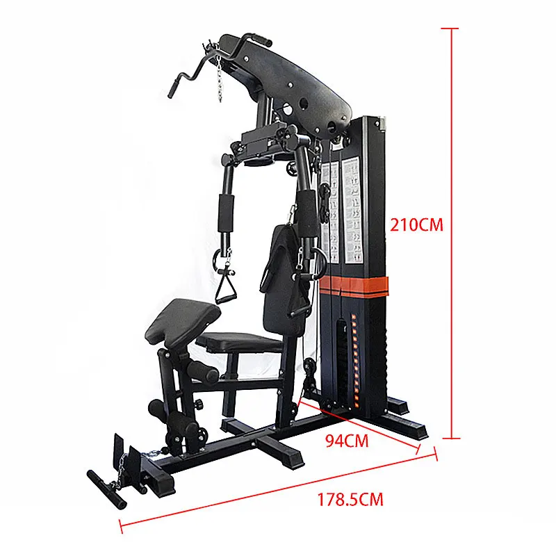 Multifunction Home Body Building Multifunctional Power Cage Squat Rack Bench Weight Gym Lifting Training Station