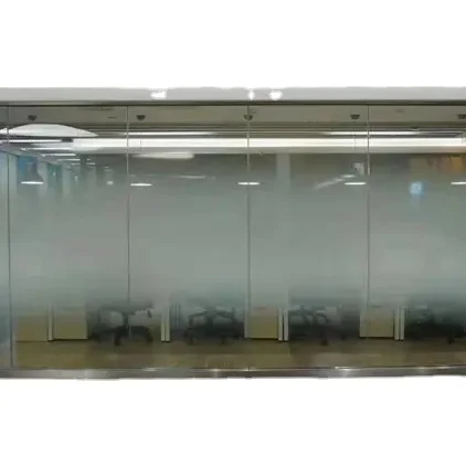 Privacy glass film electronic glass film transit between opaque and clear electrically controlled privacy glass film