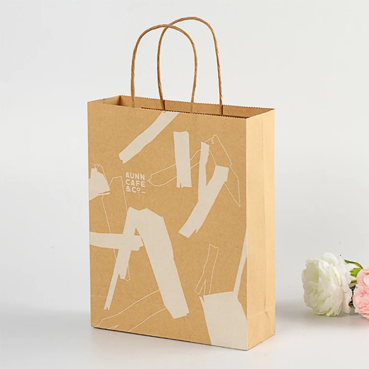 
shopping bags washable kraft paper tote bag paper bags 