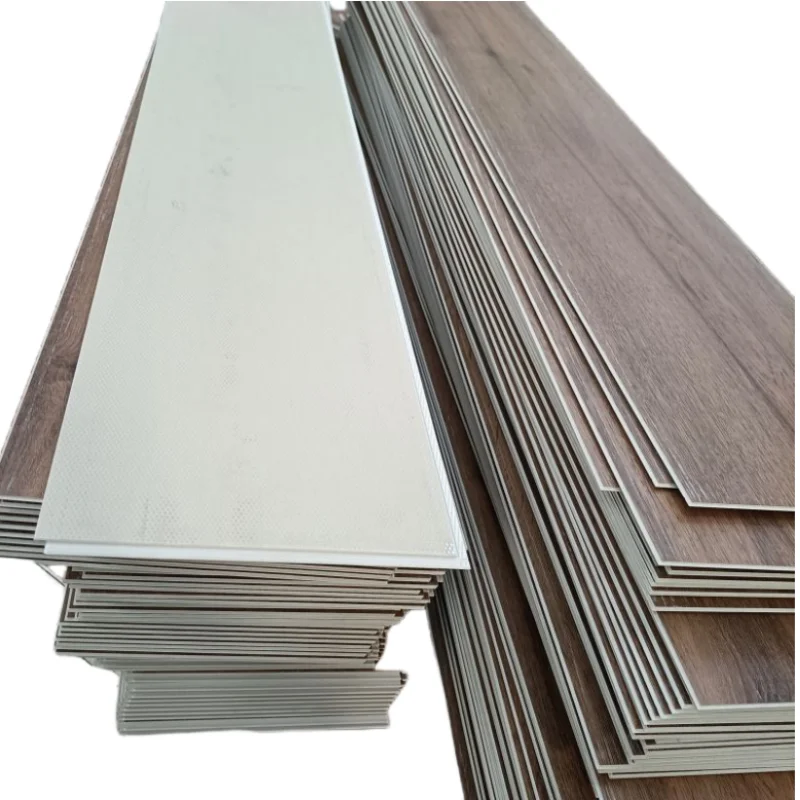 3D embossed finishing wooden PVC vinyl SPC floor with EVA pad