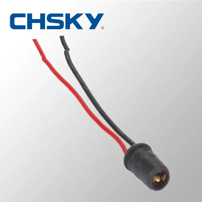 Chsky hot sale fit for bulb 5w T10 bulb socket plastic T10 car bulb holder high quality T10 socket