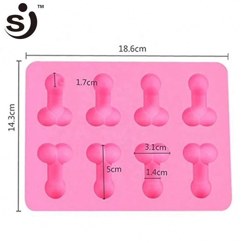 Hot Selling Silicone Penis Ice Cube Mold Funny Popsicle Penis Mold