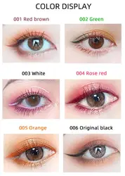 Wholesale young women self-adhesive natural eyeliner makeup Smooth and quick-drying eye liner